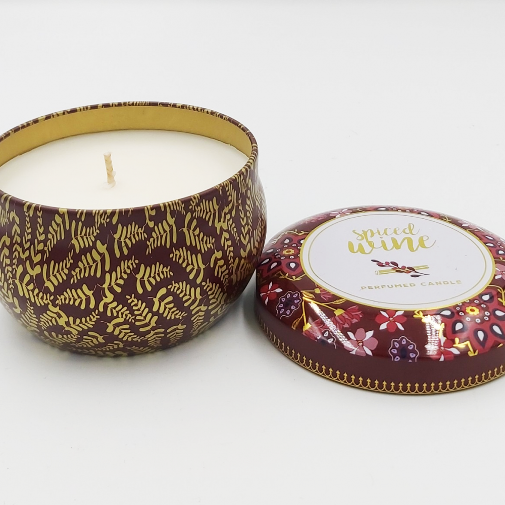 Tin can Candle D9.4H6.1