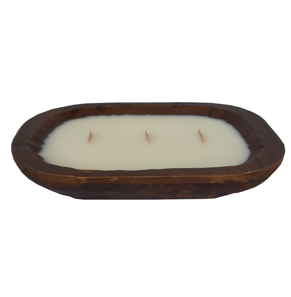 Small Dough Bowl Candle