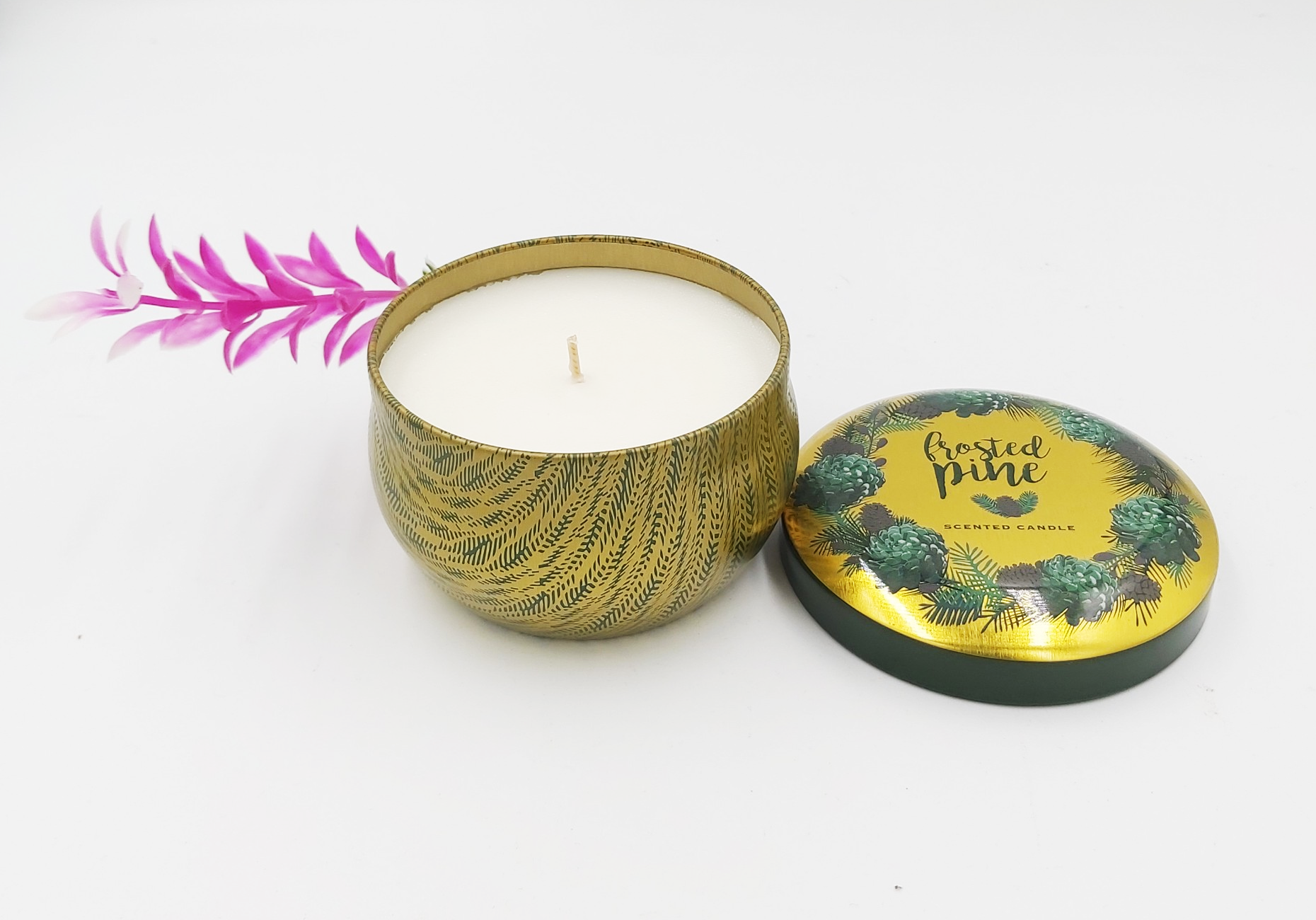 Tin can Candle D9.4H6.1