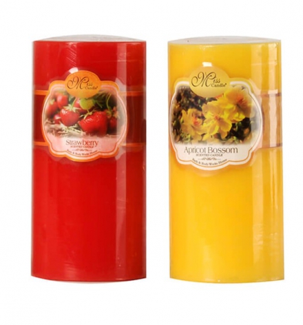 Scented Pillar candle Cylinder Shape D10H15
