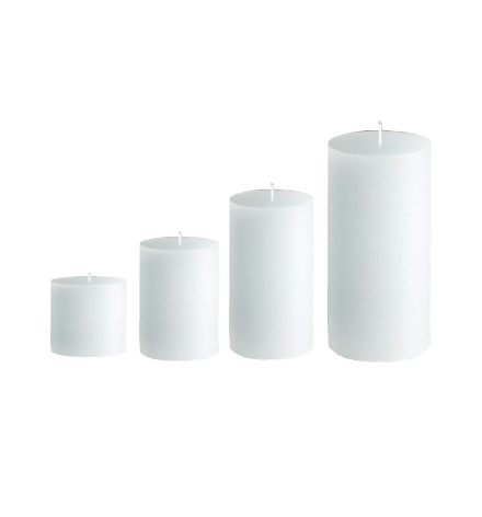 Unscented Pillar candle